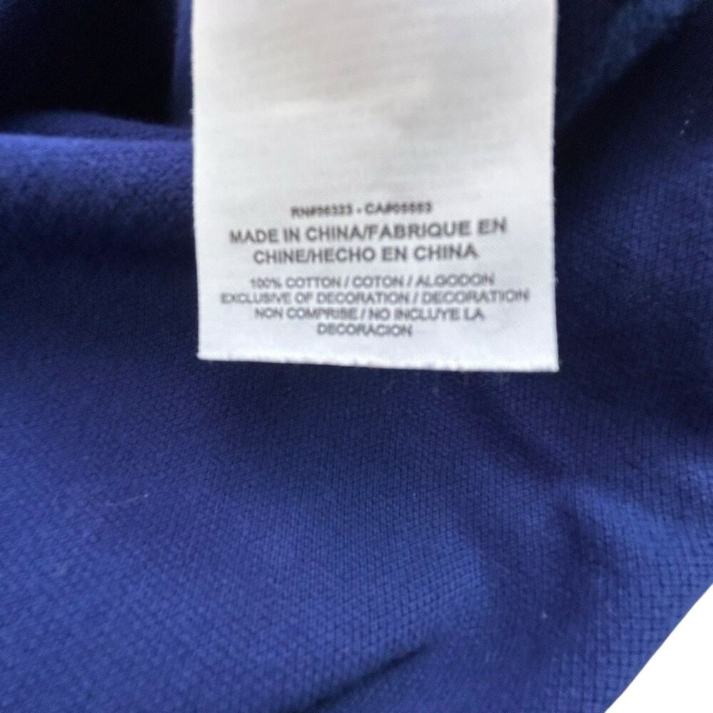 Nike US Soccer Team Polo Shirt Mens Size Medium Blue US National Team Training - Picture 4 of 7